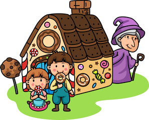 Fairy tales.Hansel and Gretel