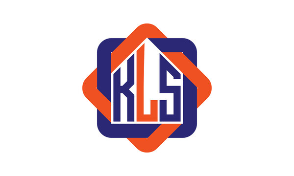 KLS three letter real estate logo with home icon logo design vector template | construction logo | housing logo | engineering logo | initial letter logo | minimalist logo | property logo |