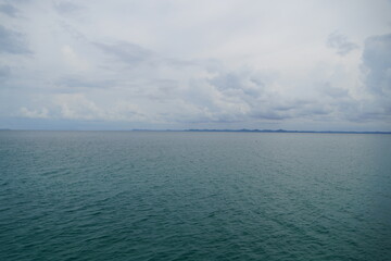 clouds over the sea