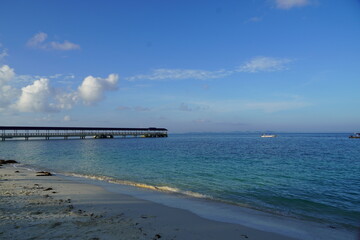 Obraz premium pier on the sea
