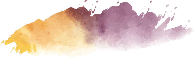 Watercolor geometric shapes