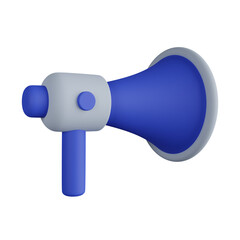 megaphone 3d render icon