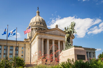 Oklahoma state capitol in Oklahoma City