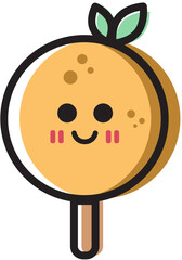 Cute Orange Ice cream character
