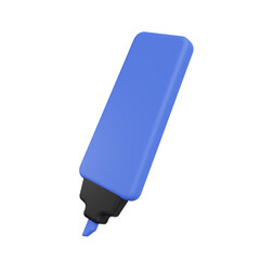 highlighter 3d render icon