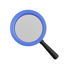 search 3d render icon
