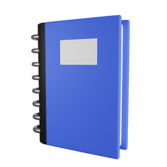 notebook 3d render icon