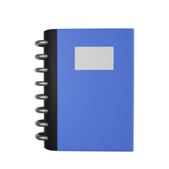 notebook 3d render icon