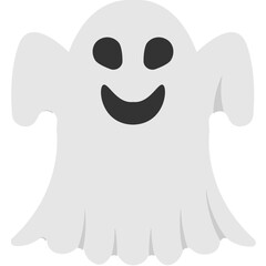 Halloween Ghost Flat Icons