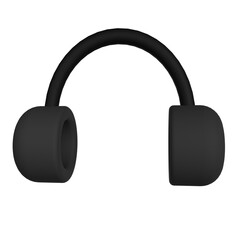 headphone 3d render icon