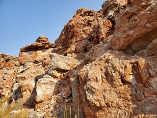 rock in the mountains