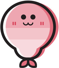 Cute Happy Seal cartoon character