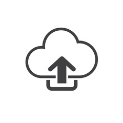 illustration of upload symbol, upload icon.