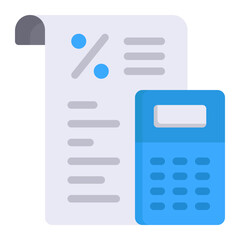 calculator flat icon