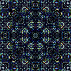 Seamless pattern with mandala ornament. Traditional Arabic, Indian motifs. Great for fabric and textile, wallpaper, packaging or any desired idea.