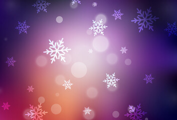 Dark Pink, Yellow vector template in carnival style.