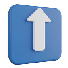 3D Upload Arrow