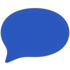 Speech Bubble 3D Illustration