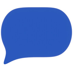 Speech Bubble 3D Illustration