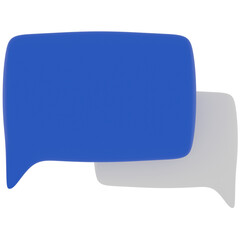 Speech Bubble 3D Illustration