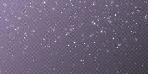 Light effects with bright shimmer. Beautiful lens flare effect with bokeh, glittery dust particles. Festive background.