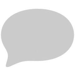 Speech Bubble 3D Illustration