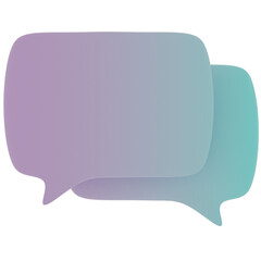 Speech Bubble 3D Illustration