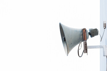 megaphone on white background