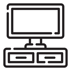 tv table line icon