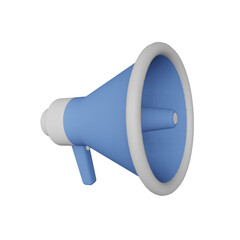 Megaphone 3D Illustration