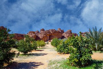 al ula natural rock formations 