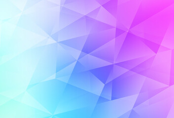 Light Pink, Blue vector abstract mosaic background.