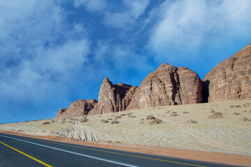 al ula natural rock formations 