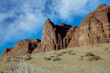 al ula natural rock formations 