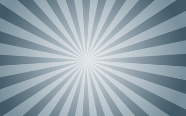 Sun rays retro vintage style on gray background, Sunburst pattern background. Rays. Summer banner vector illustration