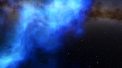 Obraz premium Night sky - Universe filled with stars, nebula and galaxy 