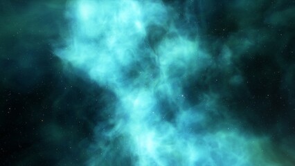 nebula gas cloud in deep outer space
