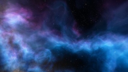 Obraz premium nebula gas cloud in deep outer space 
