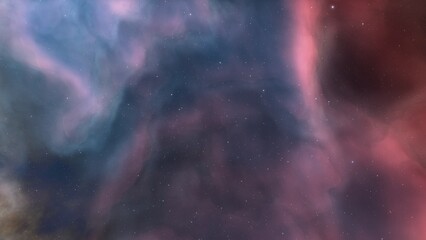 nebula gas cloud in deep outer space
