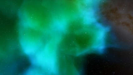 nebula gas cloud in deep outer space
