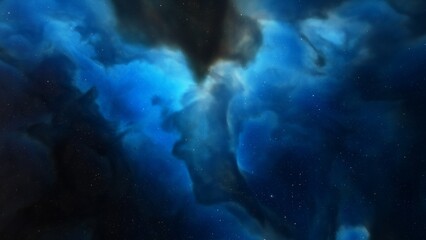 Night sky - Universe filled with stars, nebula and galaxy
