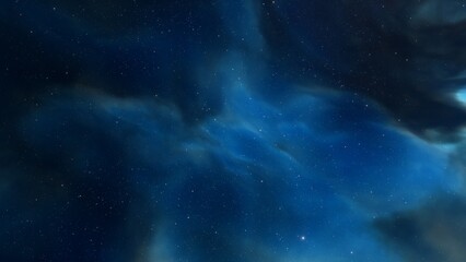 Night sky - Universe filled with stars, nebula and galaxy
