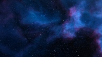 bright nebula, nebula in space, majestic red-purple nebula, beautiful space background 3D render
