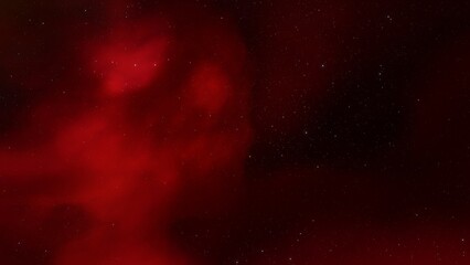 Fototapeta premium bright nebula, nebula in space, majestic red-purple nebula, beautiful space background 3D render 