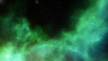 Deep space nebula with stars. Bright and vibrant Multicolor Starfield Infinite space outer space background with nebulas and stars. Star clusters, nebula outer space background 3d render
