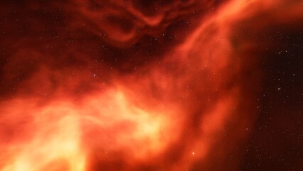 Deep space nebula with stars. Bright and vibrant Multicolor Starfield Infinite space outer space background with nebulas and stars. Star clusters, nebula outer space background 3d render  © ANDREI