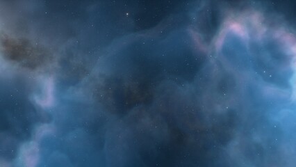 Fototapeta premium Space nebula, for use with projects on science, research, and education. Illustration 