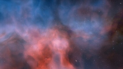 Space nebula, for use with projects on science, research, and education. Illustration
