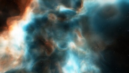 Space nebula, for use with projects on science, research, and education. Illustration
