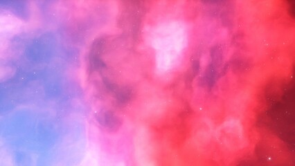 bright nebula, nebula in space, majestic red-purple nebula, beautiful space background 3D render
